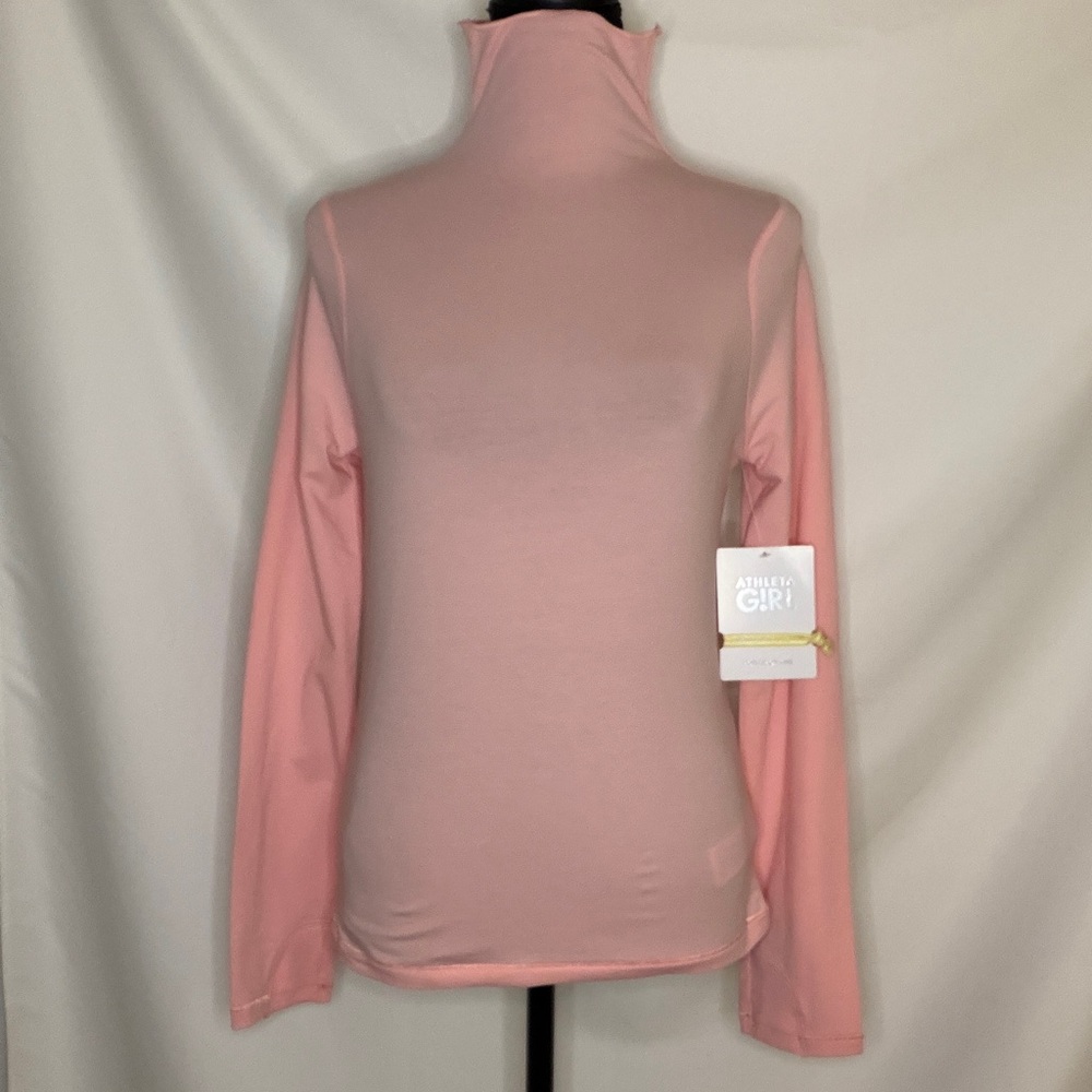 ATHLETA GIRL PINK TURTLENECK